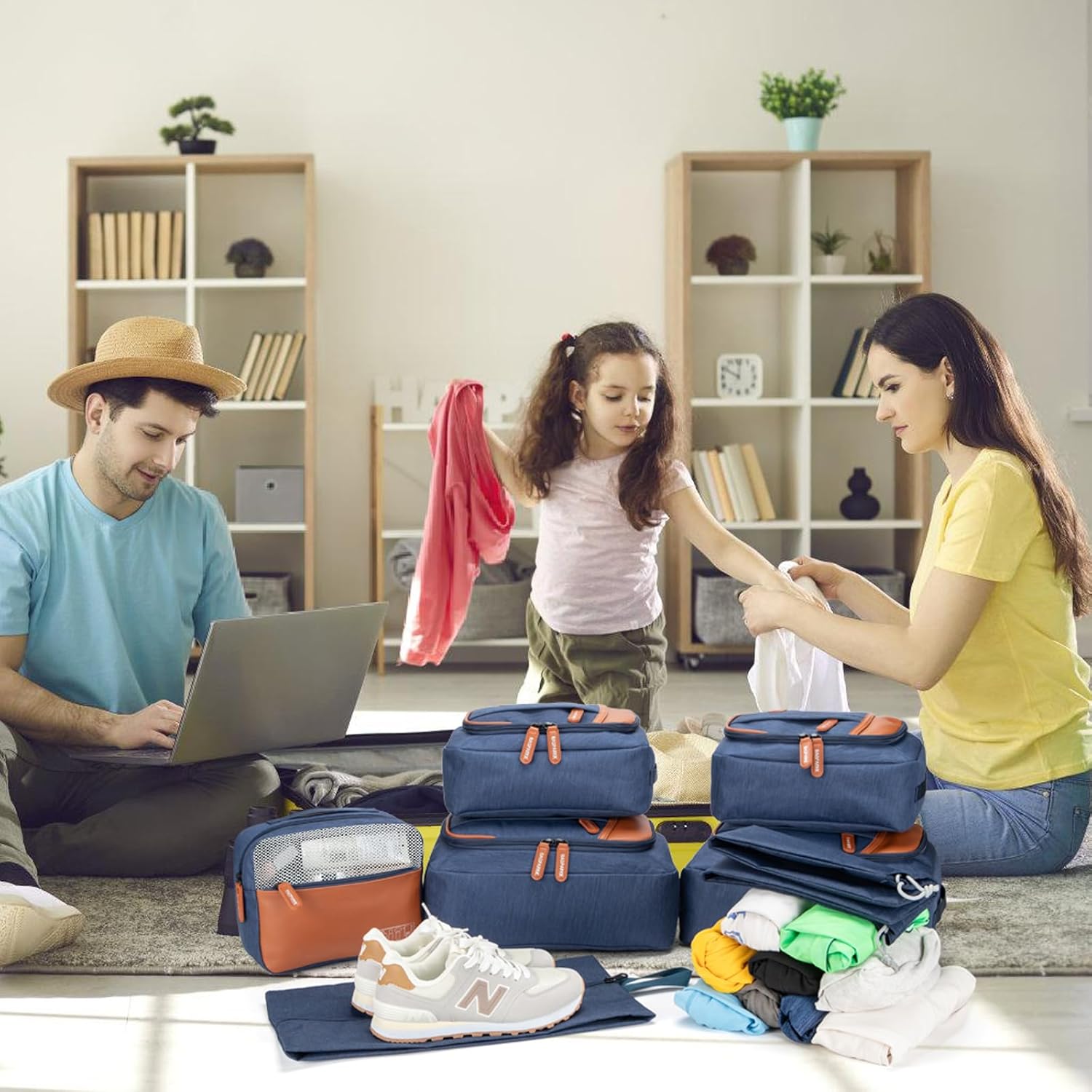 8 Set Packing Cubes for Travel, Lightweight Vacation Travel Essentials, Travel Accessories for Suitcase Organizer Bags Set - Image 7