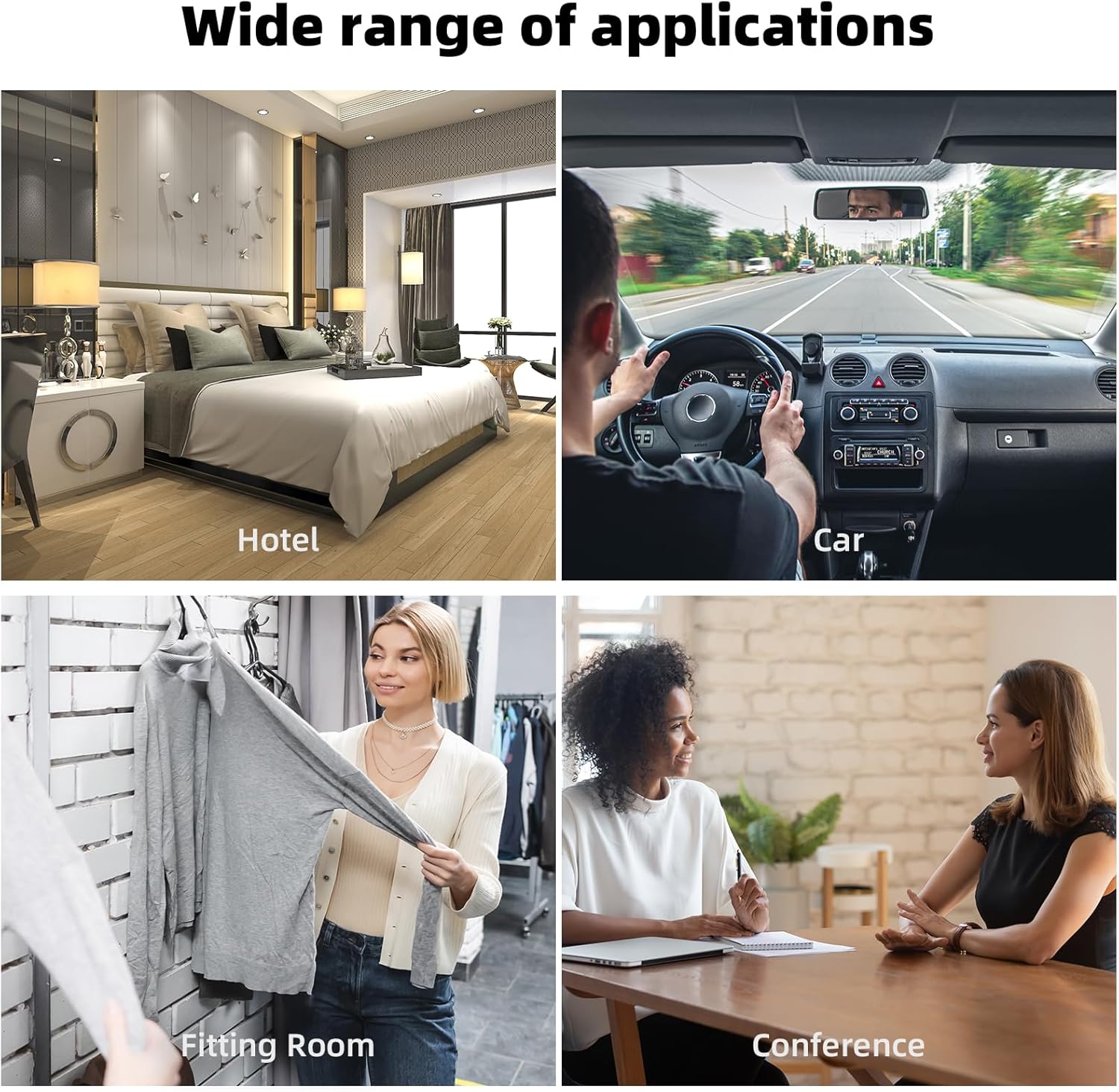 Hidden Camera Detector - 2025 Camera Detector, Hidden Device GPS Detector, Bug Detector, Rf Wireless Signal Scanner, Camera Detector for Hotels, Home, Office, 5 Levels Sensitivity (Black) - Image 5