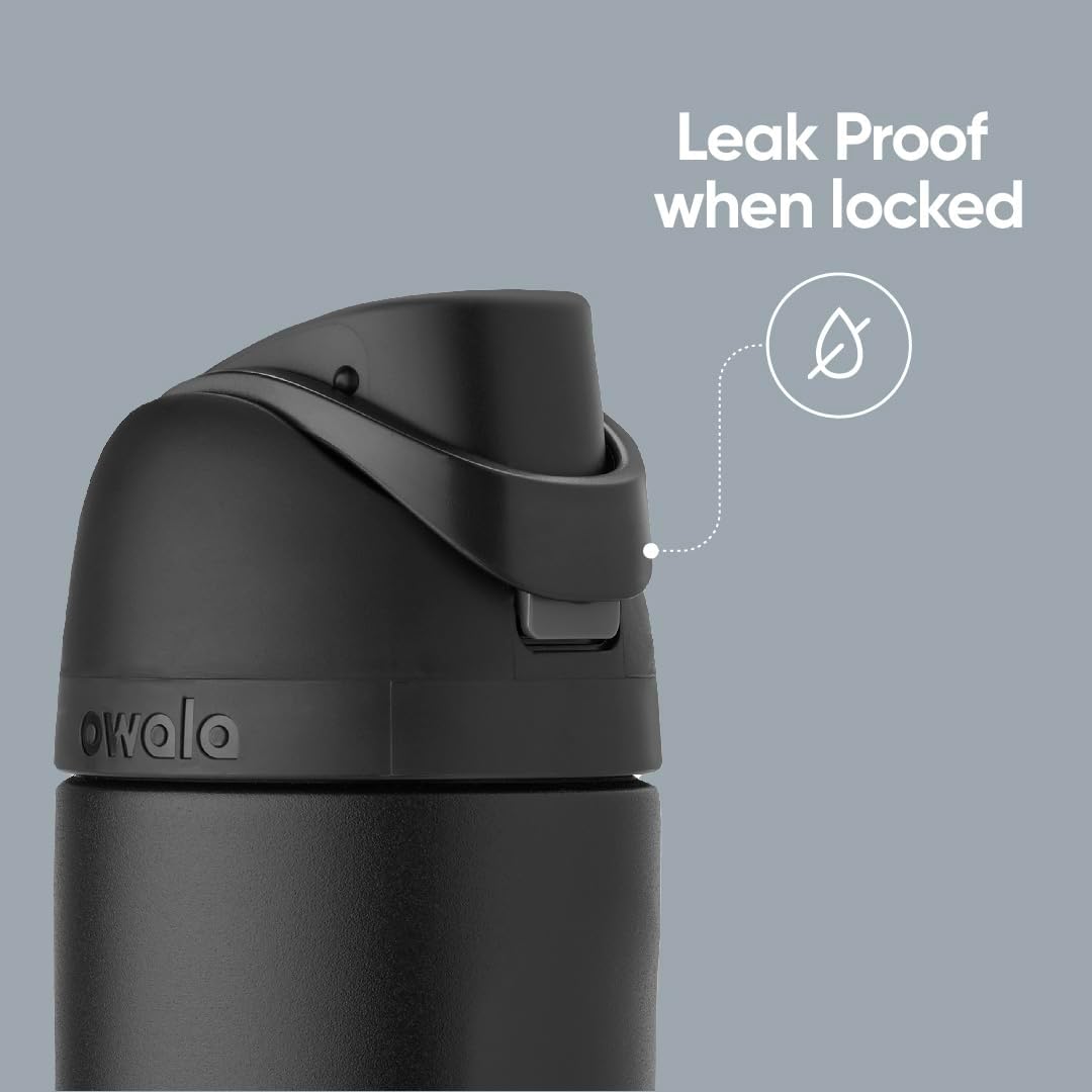 Owala FreeSip Insulated Stainless Steel Water Bottle with Straw for Sports, Travel, and School BPA-Free Sports Water Bottle, 32 oz, Foggy Tide - Image 5