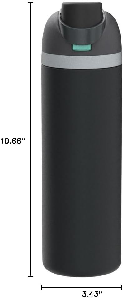 Owala FreeSip Insulated Stainless Steel Water Bottle with Straw for Sports, Travel, and School BPA-Free Sports Water Bottle, 32 oz, Foggy Tide - Image 8