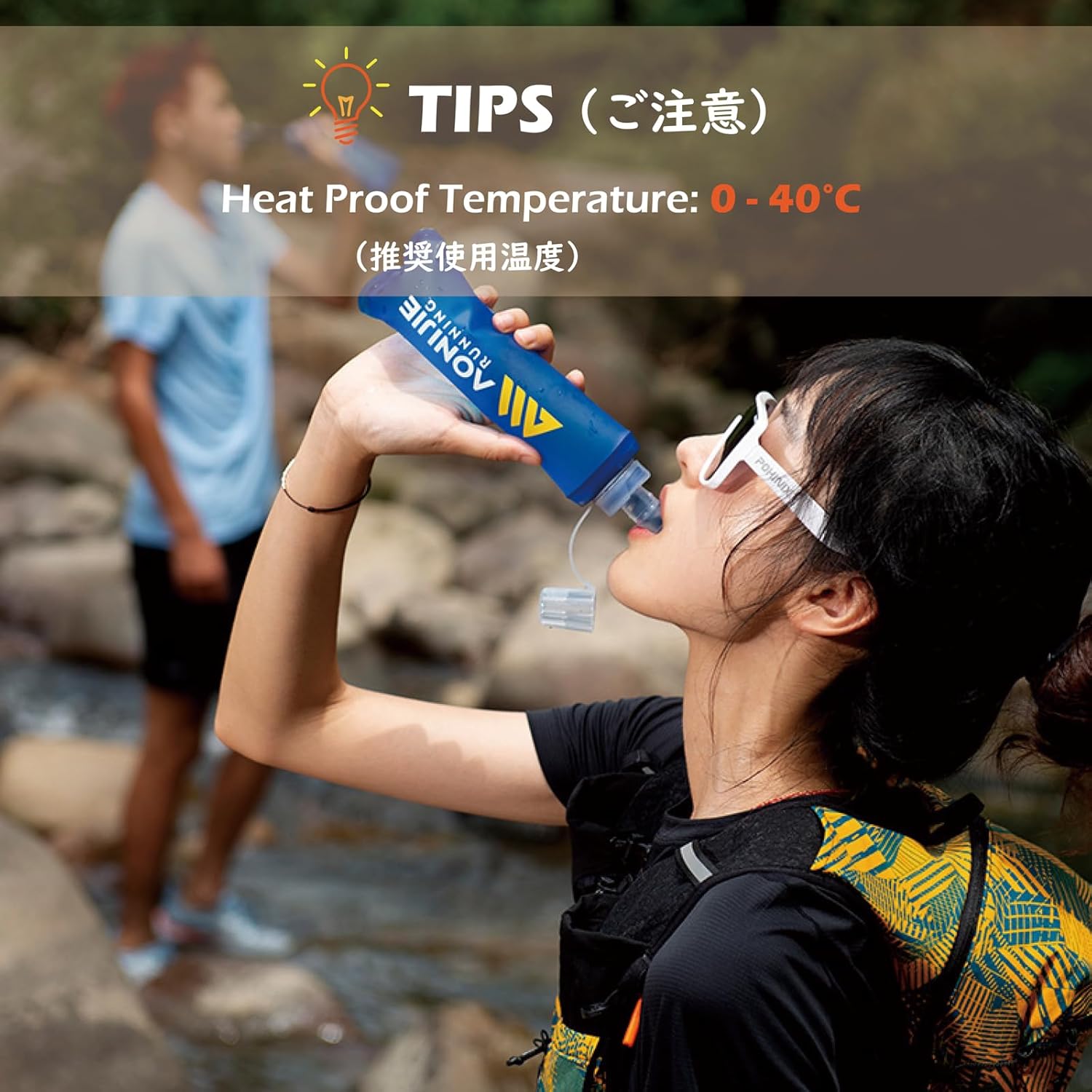 TRIWONDER Soft Flask Collapsible Water Bottles Hydration Bladder BPA-Free Foldable Water Flask for Hydration Pack - Ideal for Hiking Running Cycling Climbing Travel - Image 5